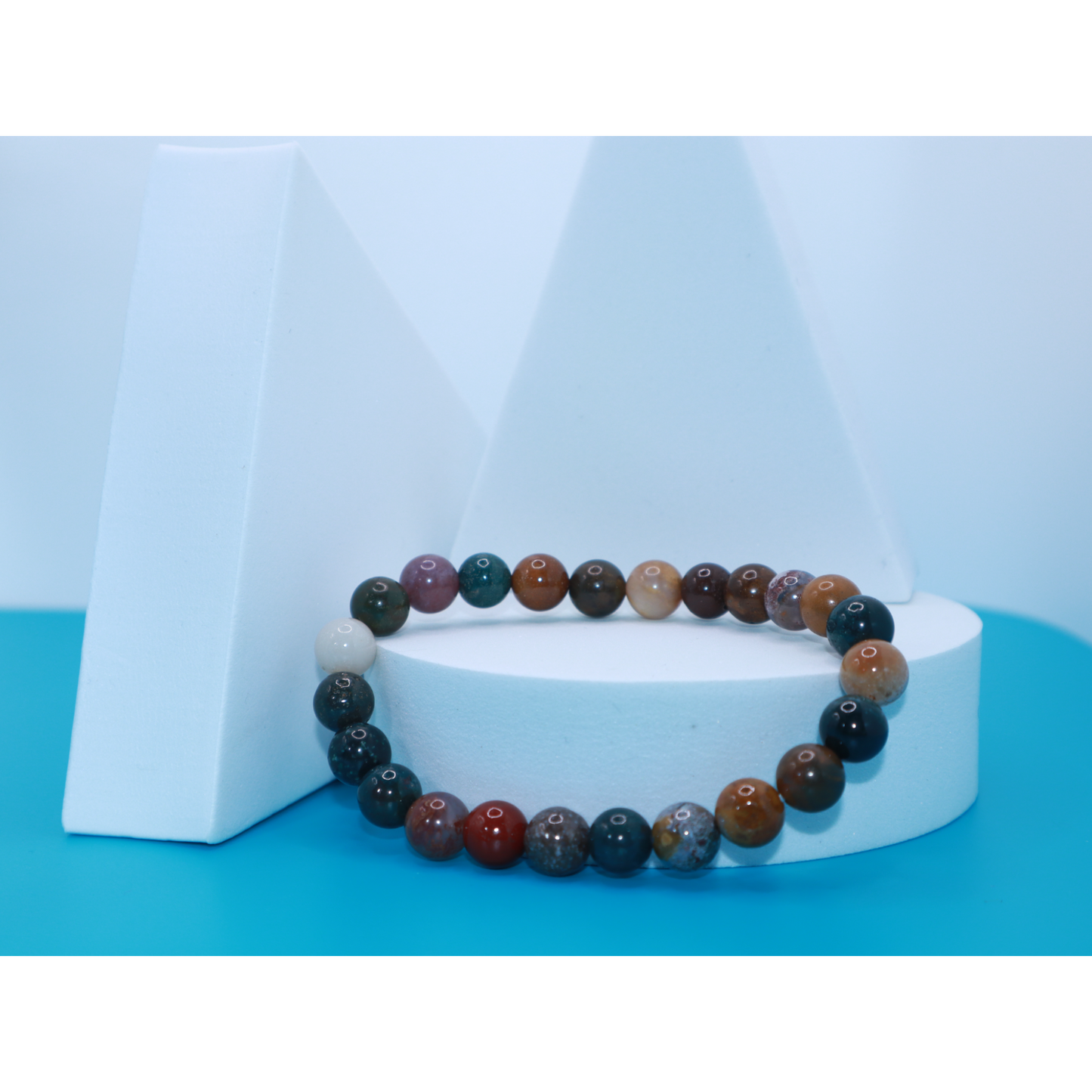 Ocean Jasper Crystal Bracelet - The Stone of Joy