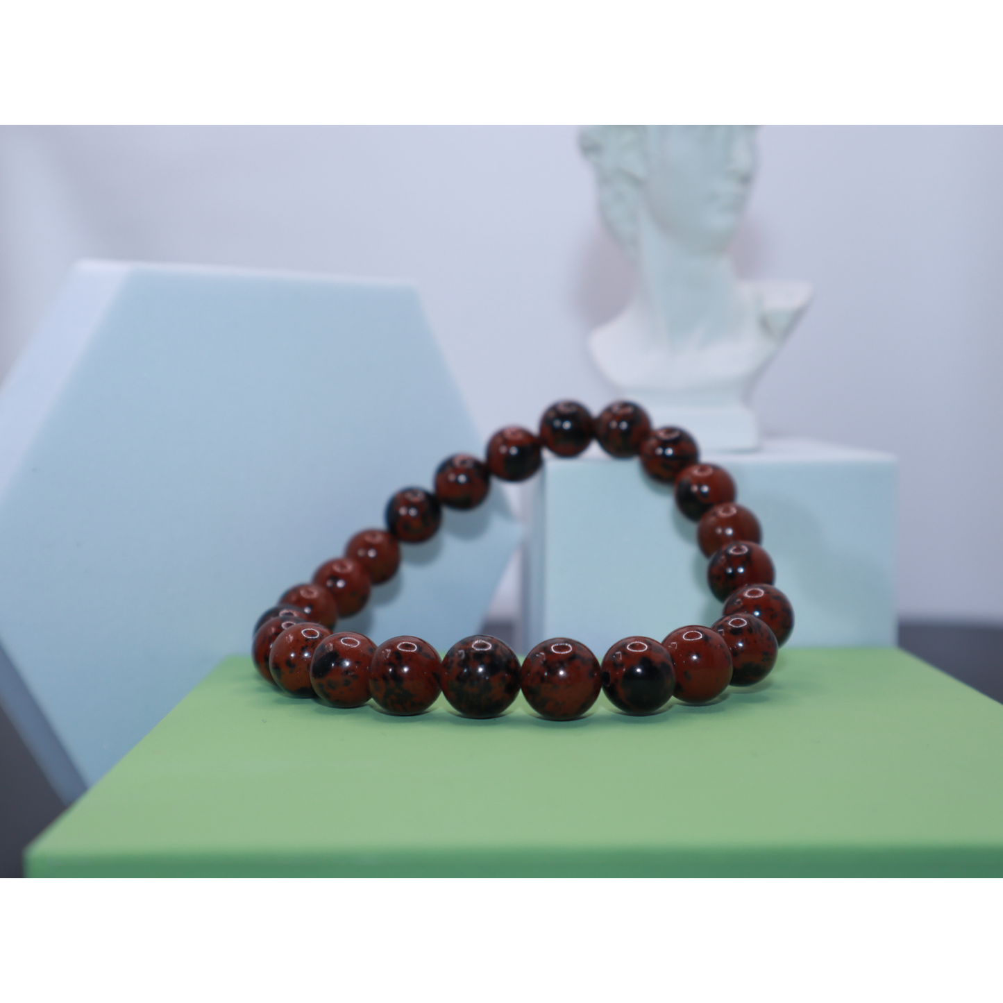 Mahogany Obsidian Crystal Bracelet - The Wizard Stone