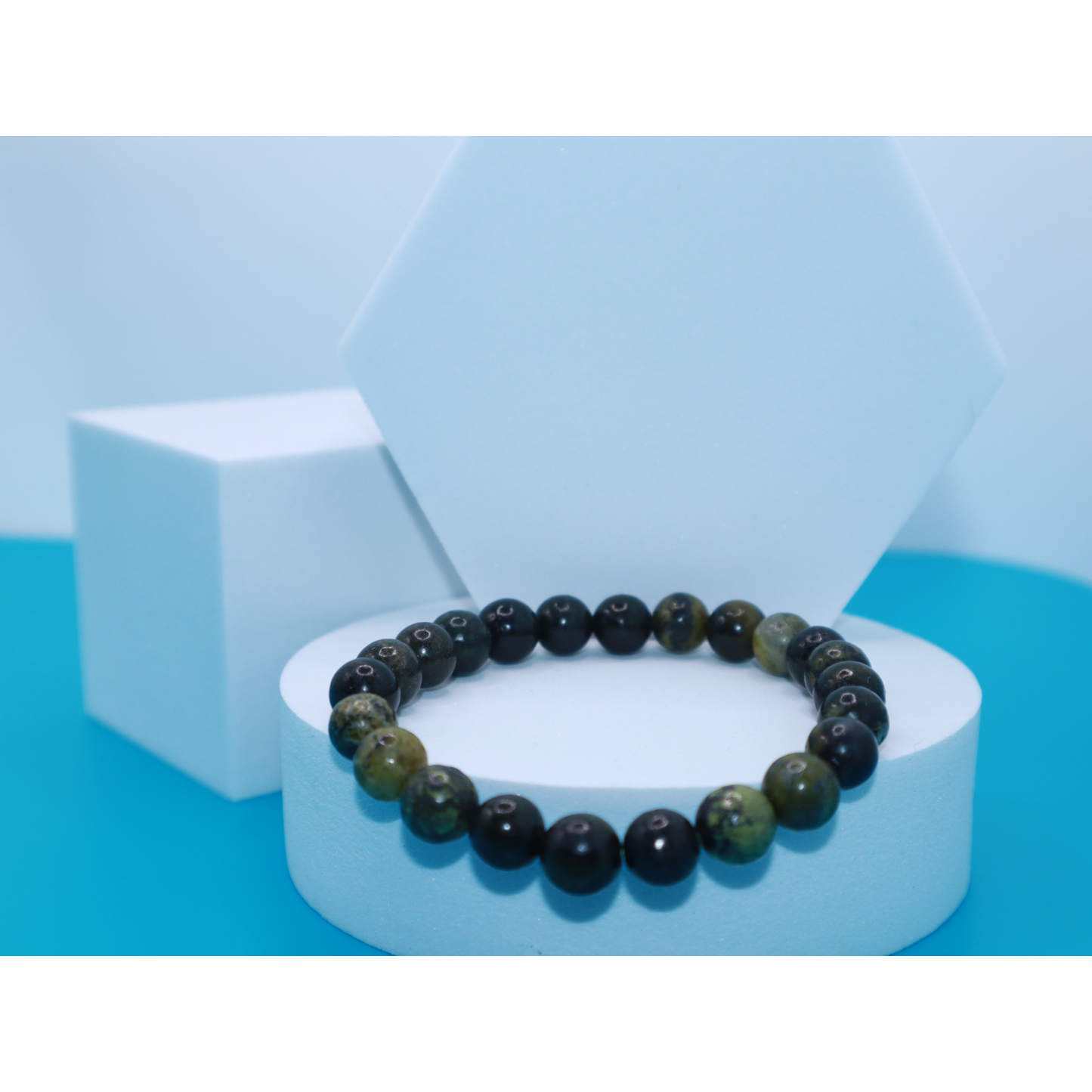 Serpentine Jade Crystal Bracelet - Emotional Healing