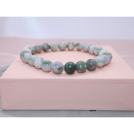 Lucky Jade Crystal Bracelet -  Stone of Luck and Prosperity