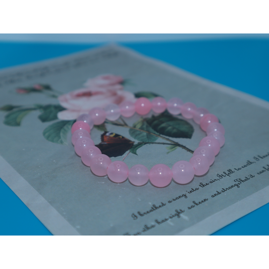 Rose Quartz Crystal Bracelet - Stone of Unconditional Love